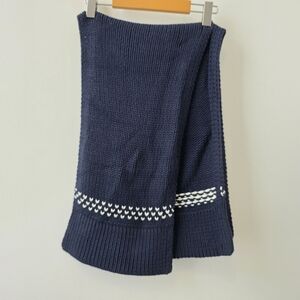 LL Bean signature cotton chunky knit Scarf
